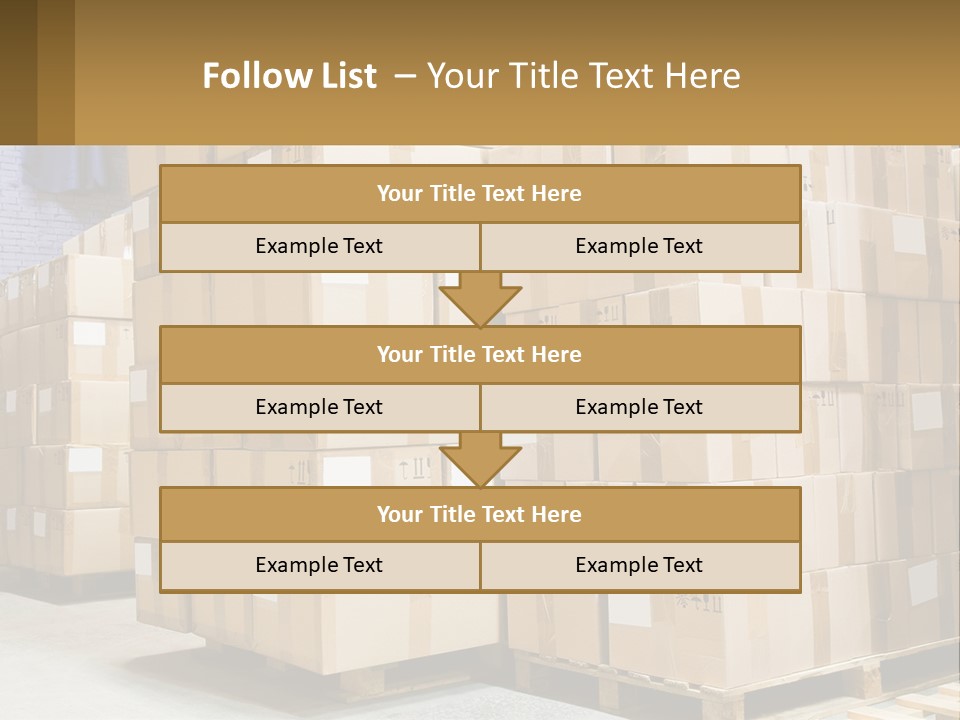 Box Industry Shipping PowerPoint Template