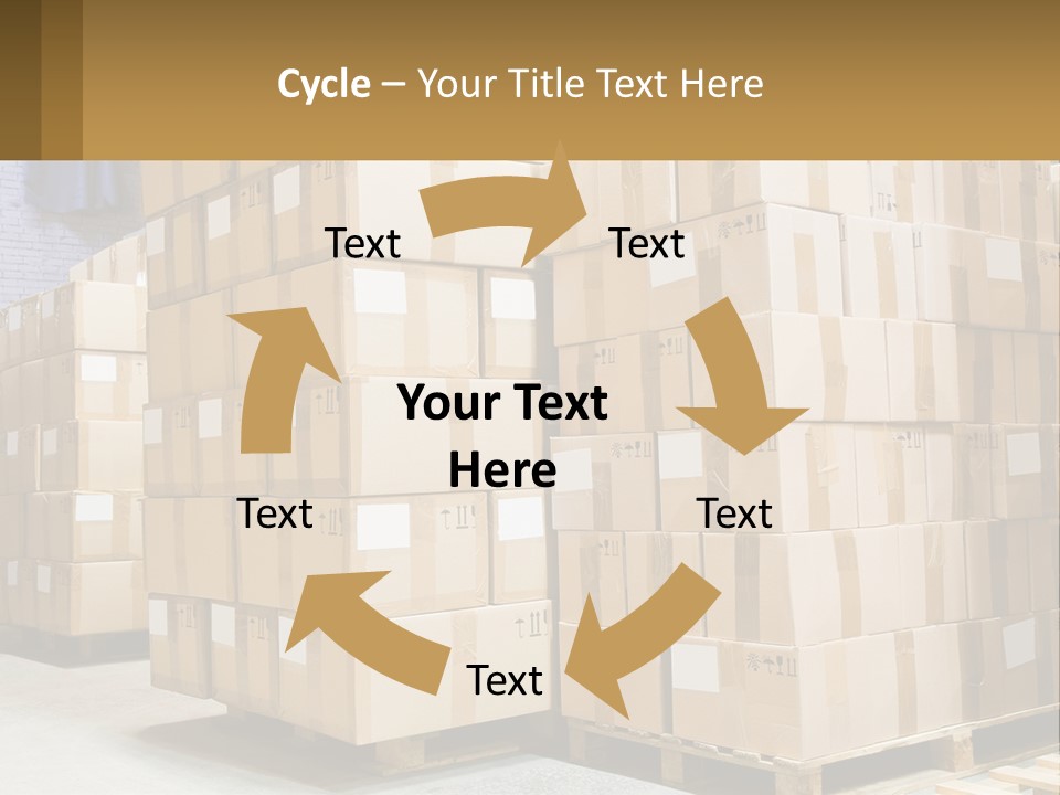 Box Industry Shipping PowerPoint Template