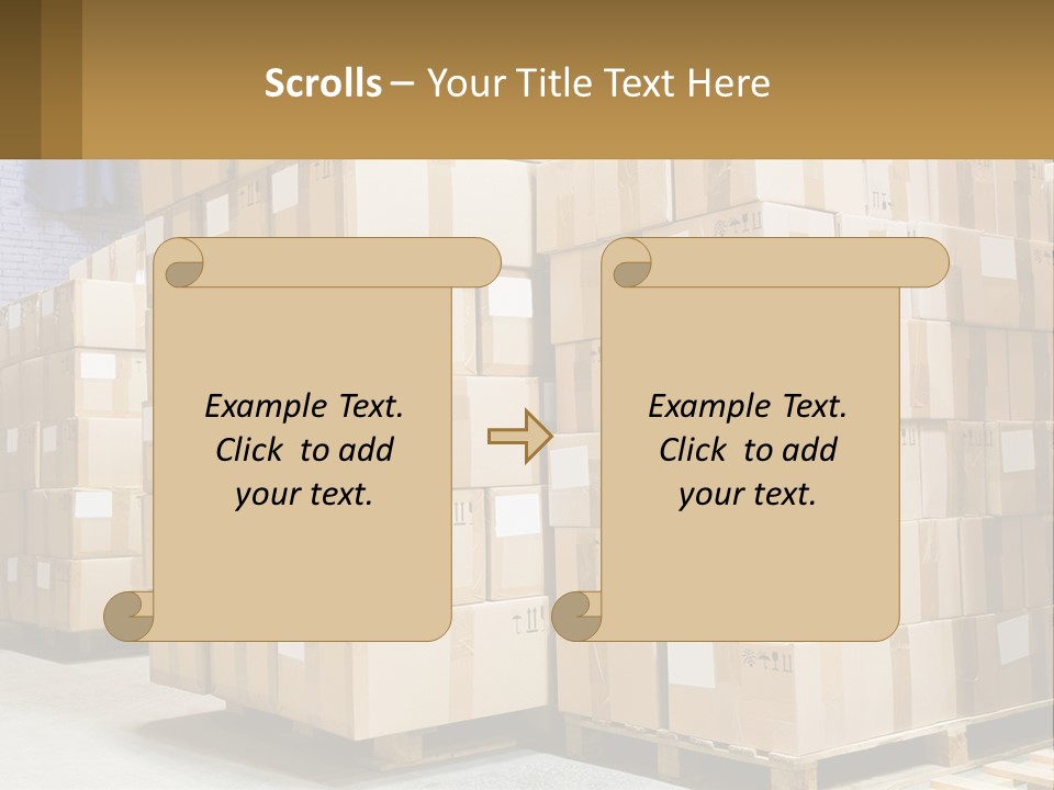 Box Industry Shipping PowerPoint Template