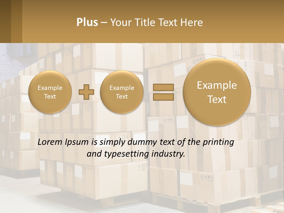 Box Industry Shipping PowerPoint Template