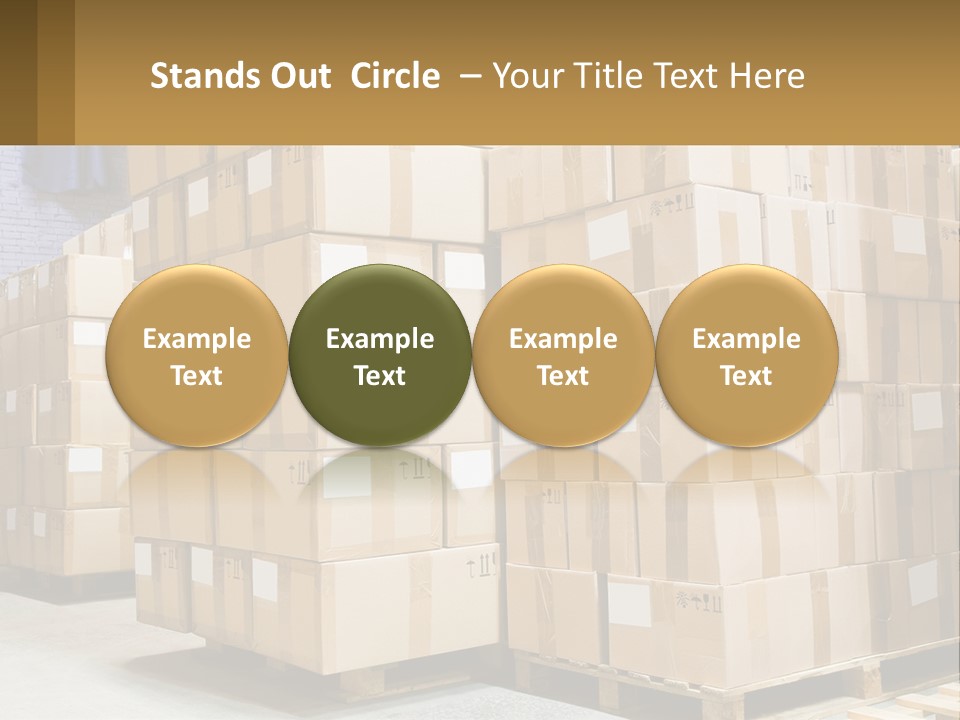 Box Industry Shipping PowerPoint Template