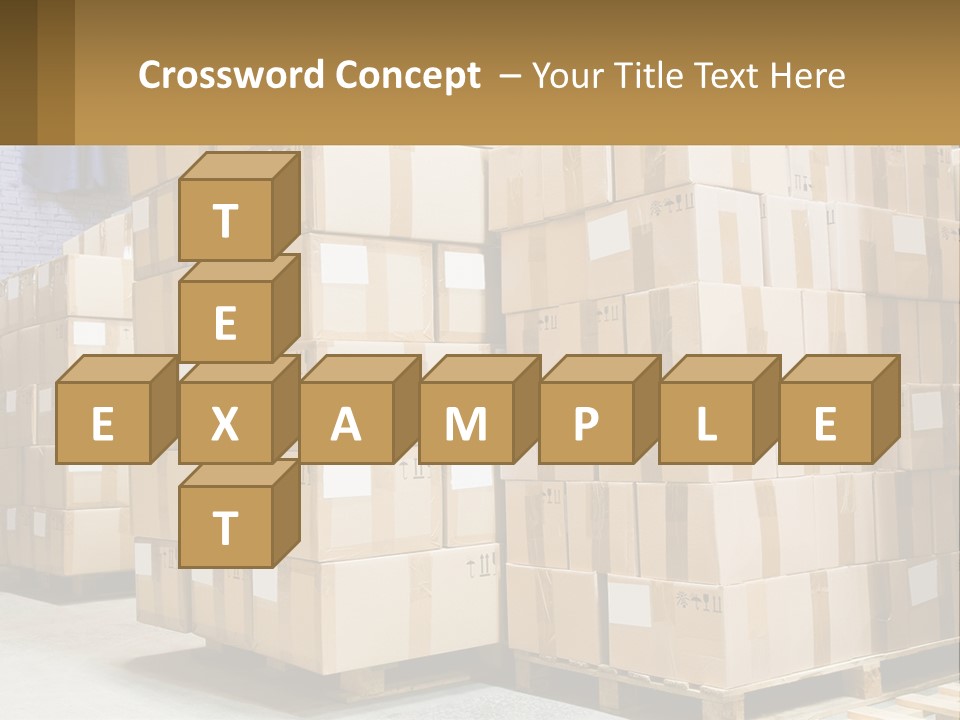 Box Industry Shipping PowerPoint Template