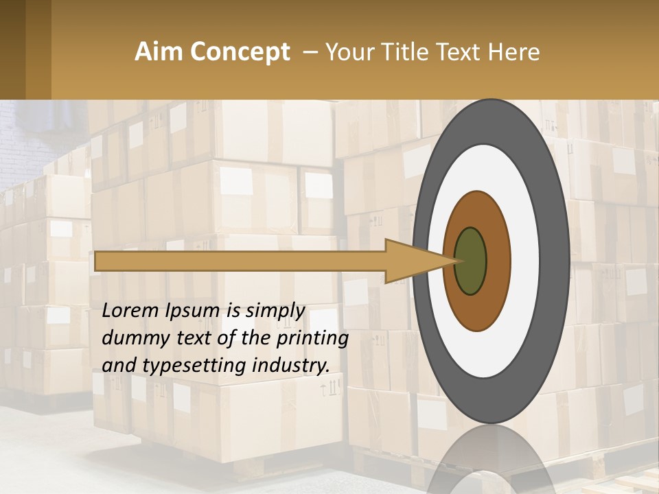 Box Industry Shipping PowerPoint Template