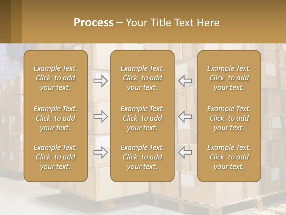 Box Industry Shipping PowerPoint Template
