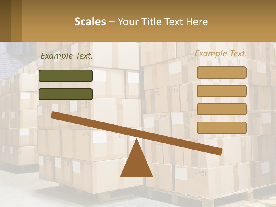 Box Industry Shipping PowerPoint Template