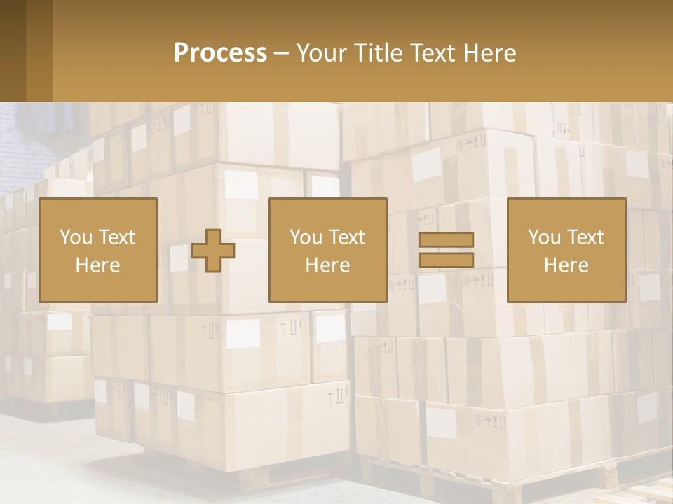 Box Industry Shipping PowerPoint Template