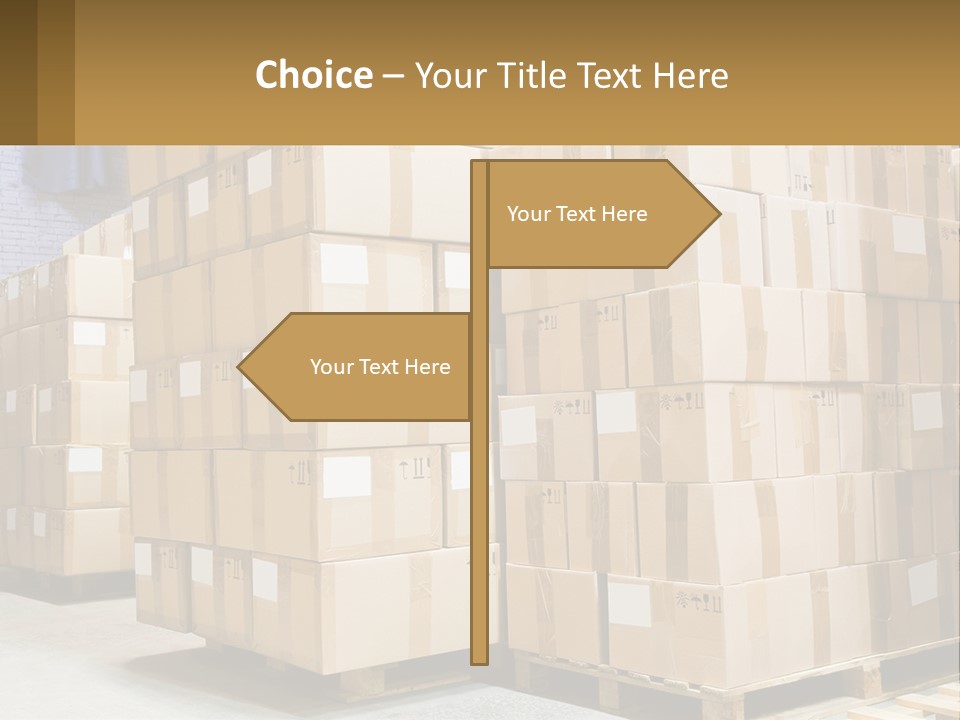 Box Industry Shipping PowerPoint Template