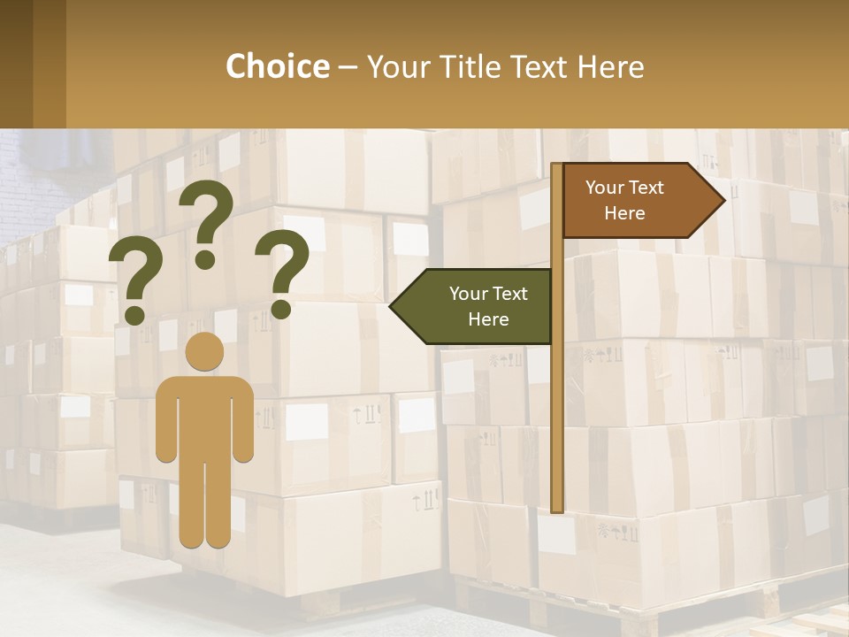 Box Industry Shipping PowerPoint Template