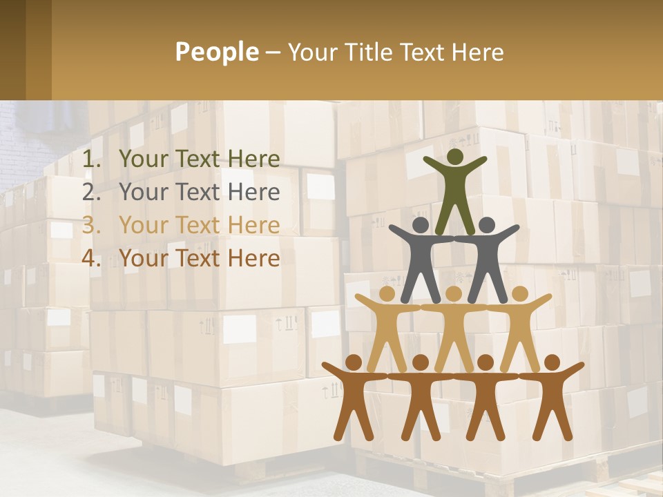 Box Industry Shipping PowerPoint Template