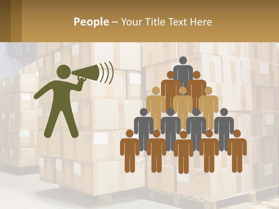 Box Industry Shipping PowerPoint Template