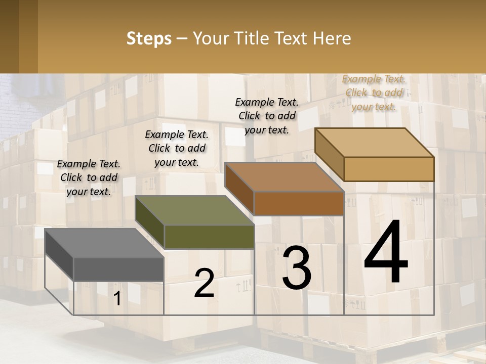 Box Industry Shipping PowerPoint Template