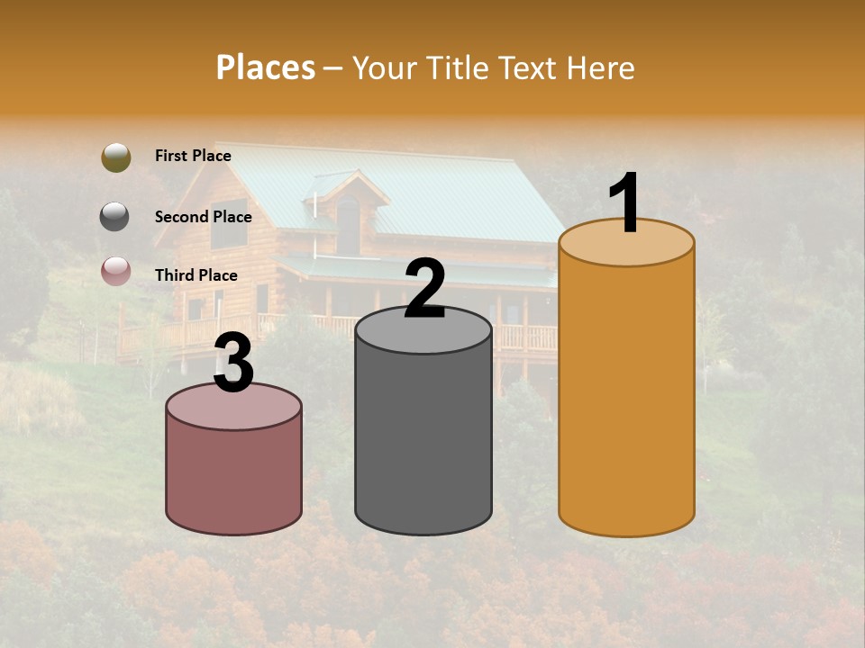 Trees Autum Colorful PowerPoint Template