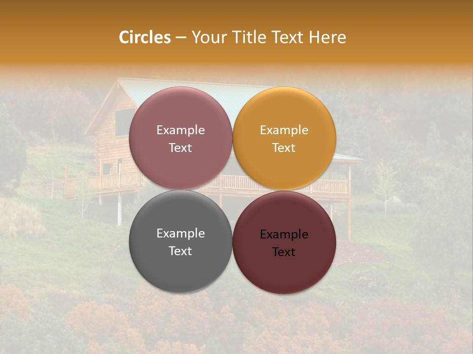 Trees Autum Colorful PowerPoint Template