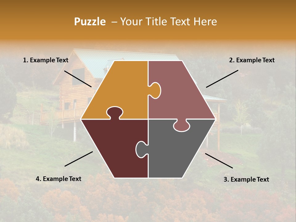 Trees Autum Colorful PowerPoint Template