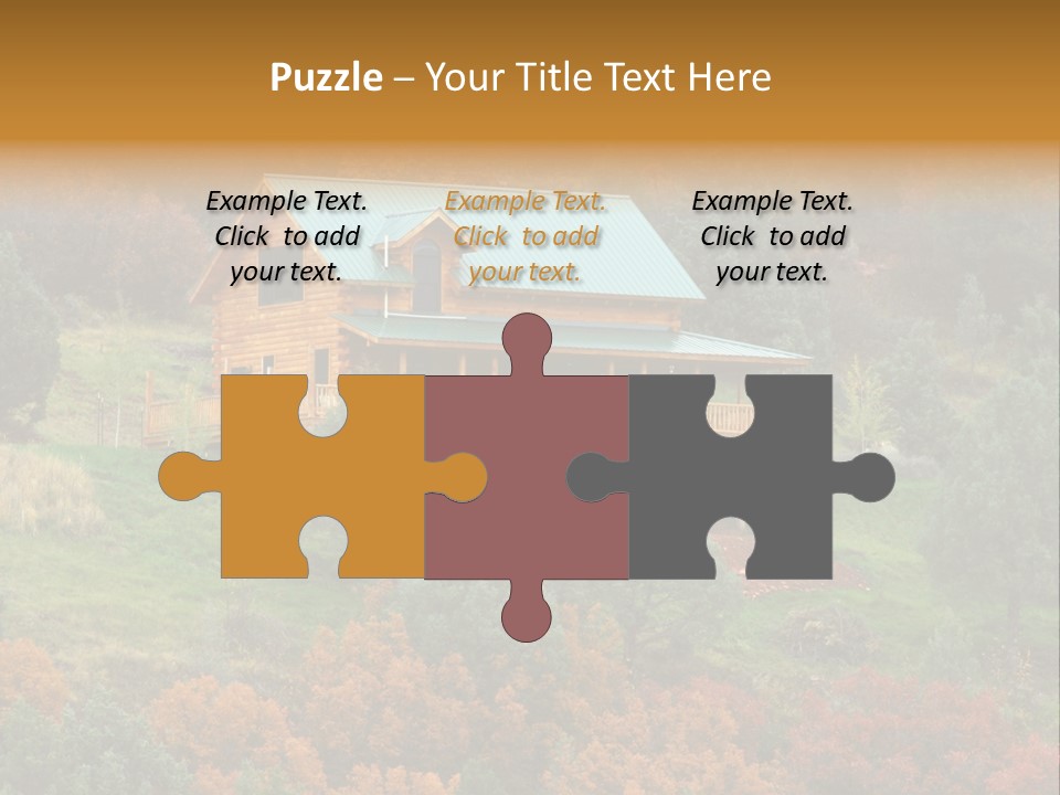 Trees Autum Colorful PowerPoint Template