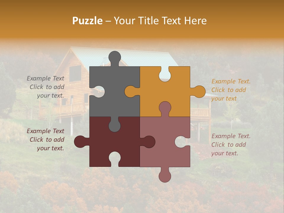 Trees Autum Colorful PowerPoint Template