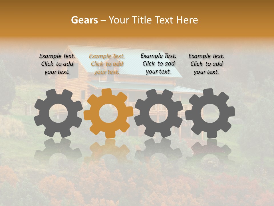 Trees Autum Colorful PowerPoint Template