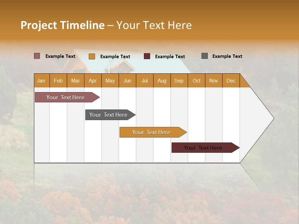 Trees Autum Colorful PowerPoint Template