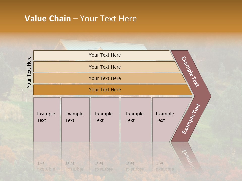 Trees Autum Colorful PowerPoint Template