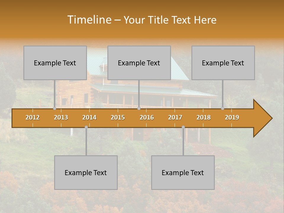 Trees Autum Colorful PowerPoint Template