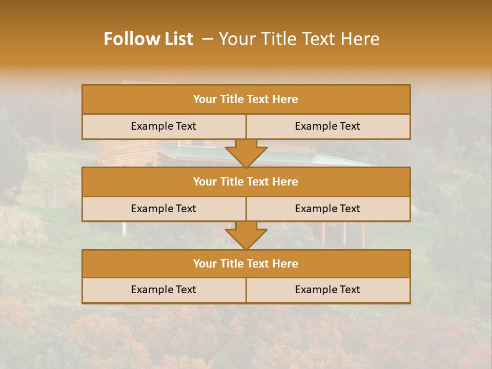 Trees Autum Colorful PowerPoint Template