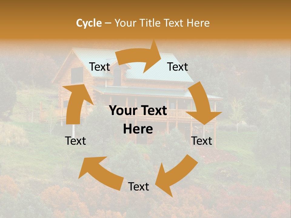 Trees Autum Colorful PowerPoint Template