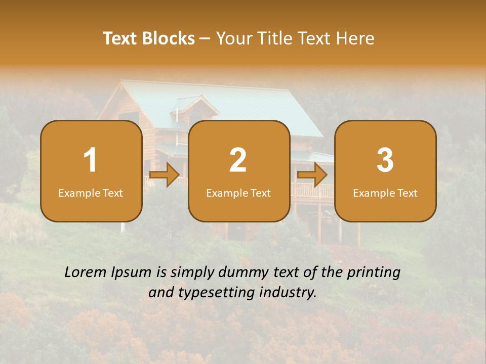 Trees Autum Colorful PowerPoint Template