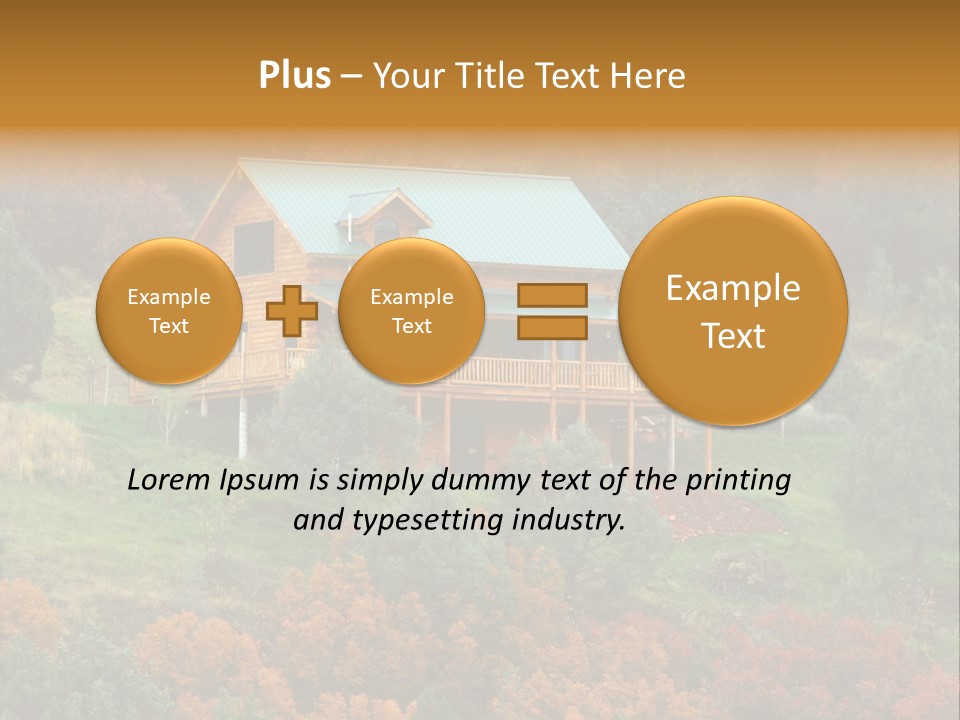Trees Autum Colorful PowerPoint Template