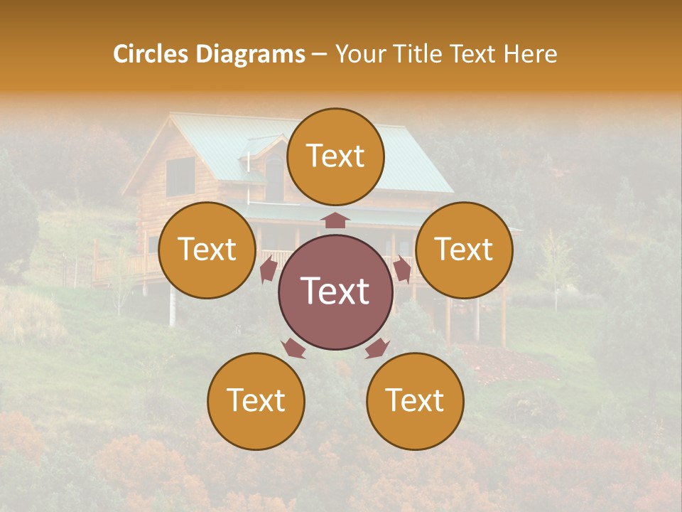 Trees Autum Colorful PowerPoint Template