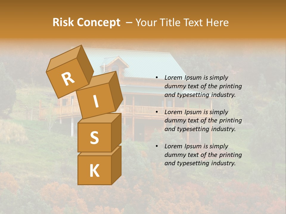 Trees Autum Colorful PowerPoint Template