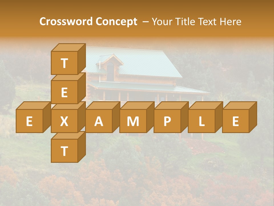 Trees Autum Colorful PowerPoint Template