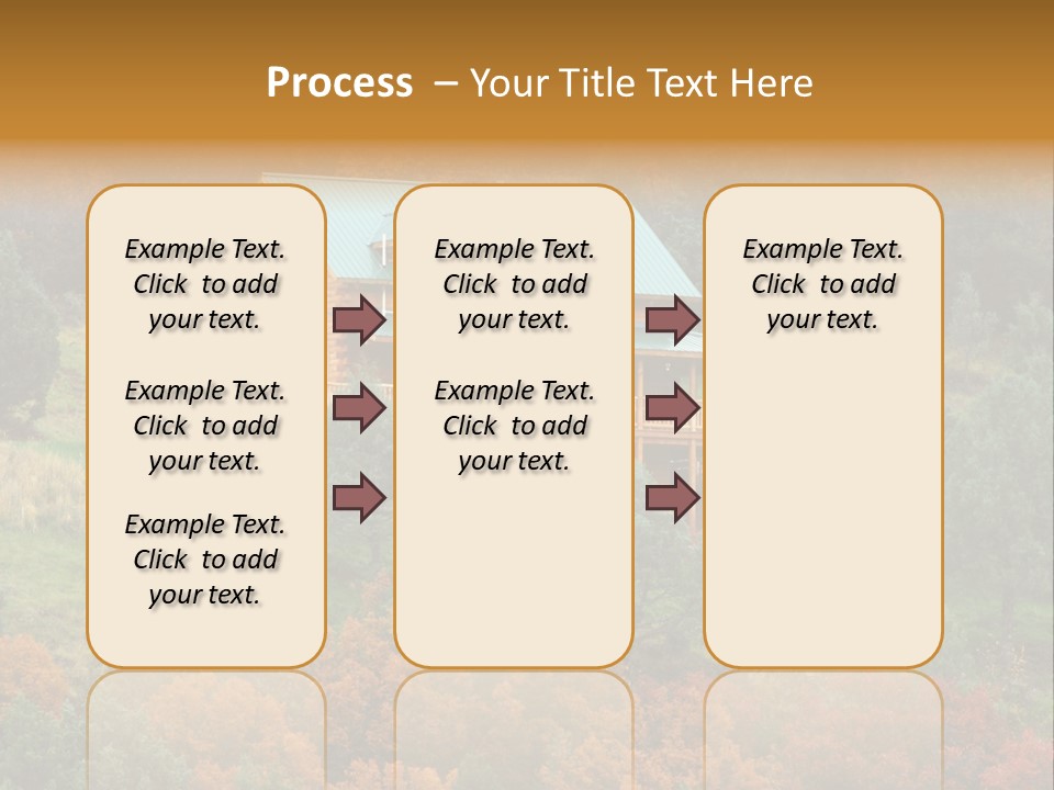 Trees Autum Colorful PowerPoint Template
