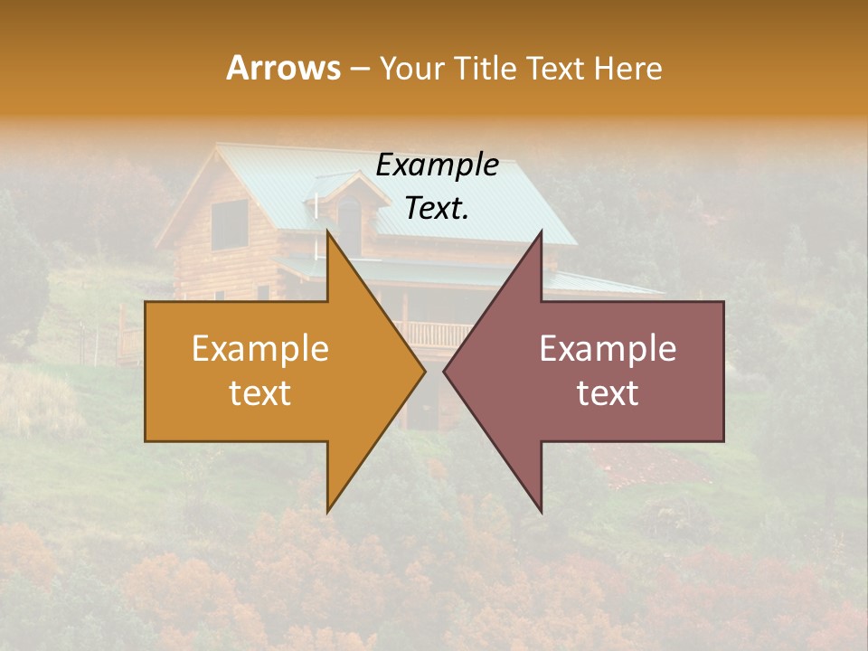 Trees Autum Colorful PowerPoint Template