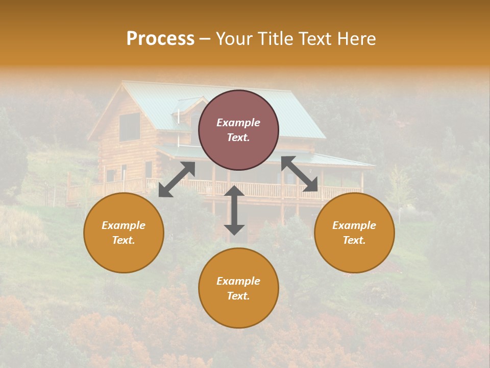 Trees Autum Colorful PowerPoint Template