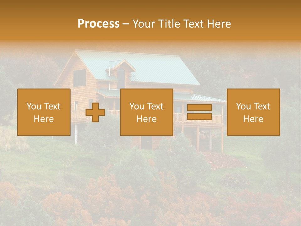 Trees Autum Colorful PowerPoint Template