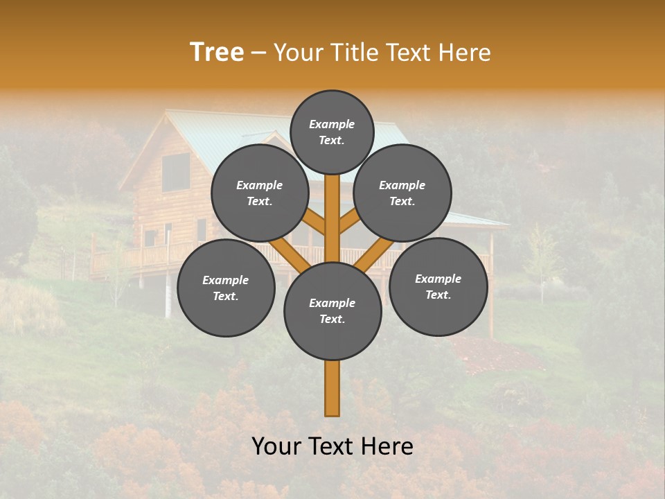 Trees Autum Colorful PowerPoint Template