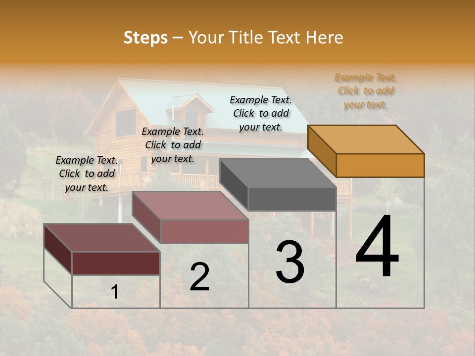 Trees Autum Colorful PowerPoint Template