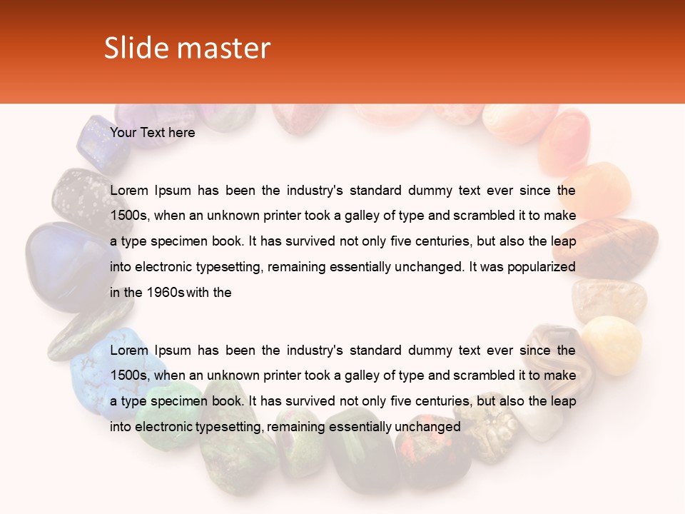 Colorful Structure Jasper PowerPoint Template