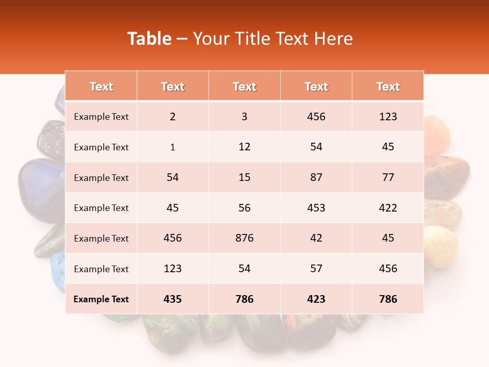 Colorful Structure Jasper PowerPoint Template