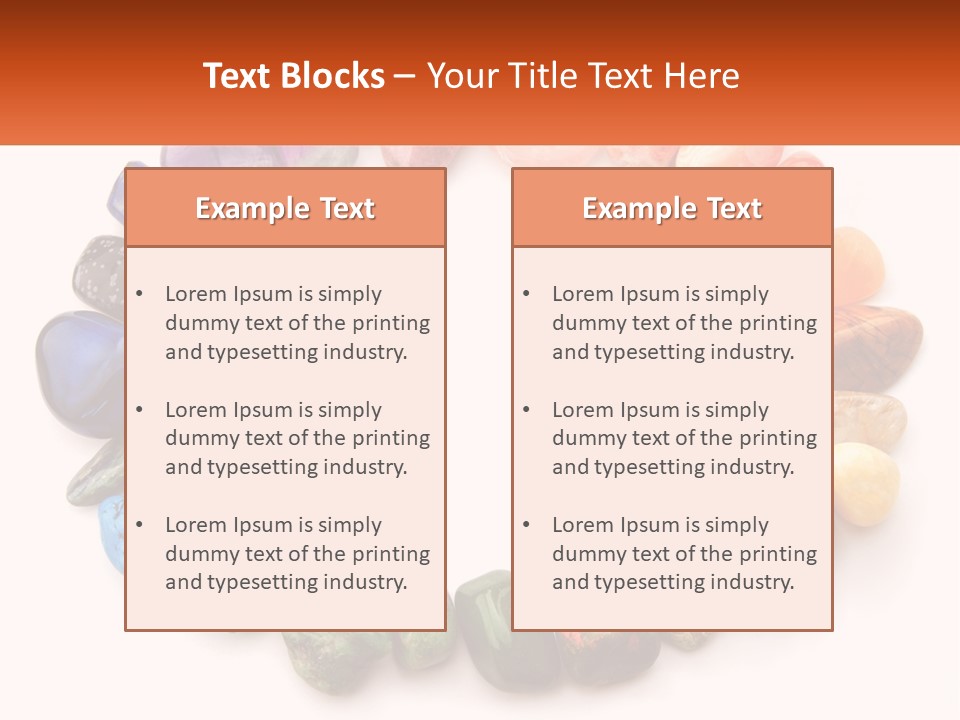 Colorful Structure Jasper PowerPoint Template