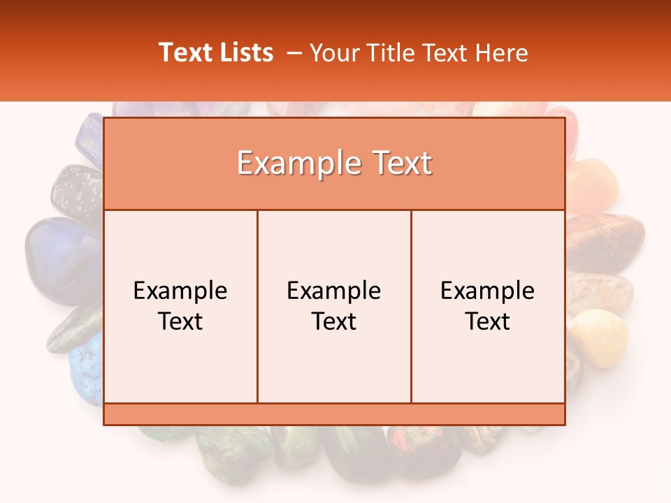 Colorful Structure Jasper PowerPoint Template