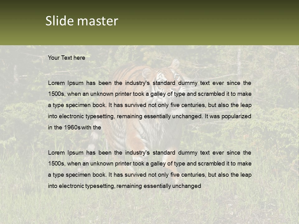 Profile Hungry Jungle PowerPoint Template