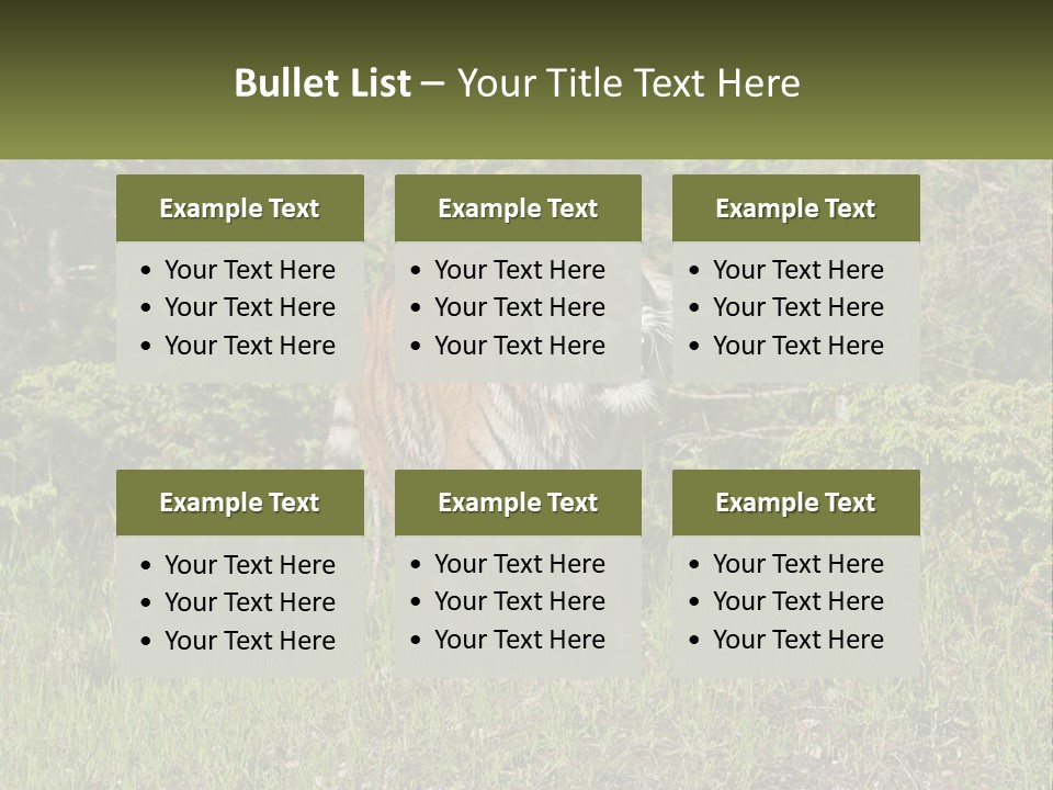 Profile Hungry Jungle PowerPoint Template