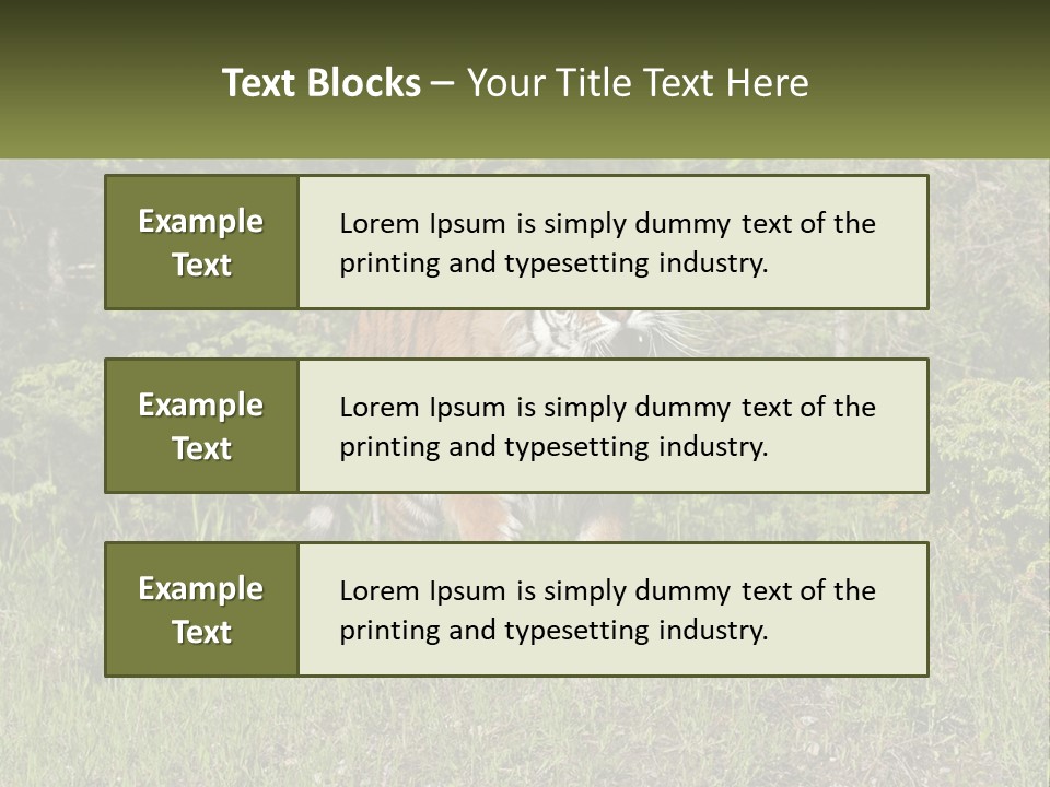 Profile Hungry Jungle PowerPoint Template
