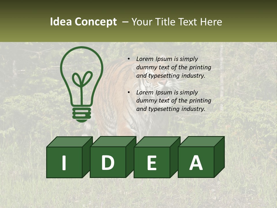 Profile Hungry Jungle PowerPoint Template