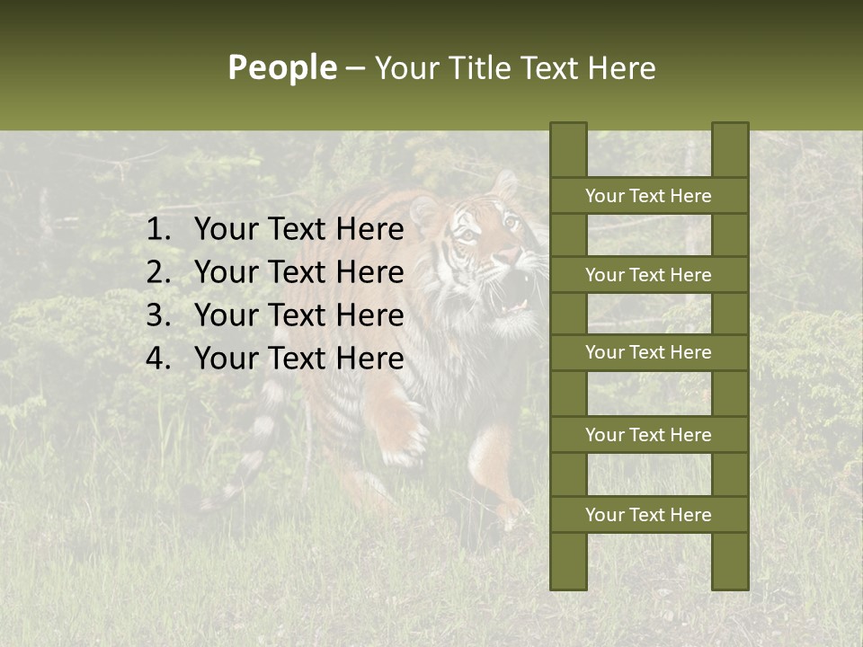 Profile Hungry Jungle PowerPoint Template