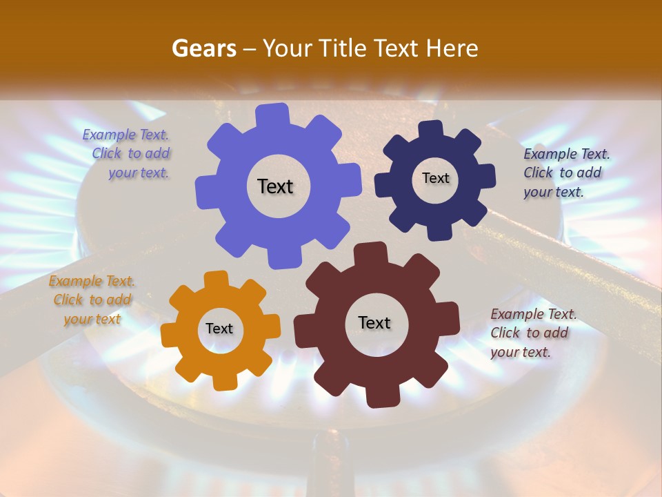 Burner Macro Cook PowerPoint Template