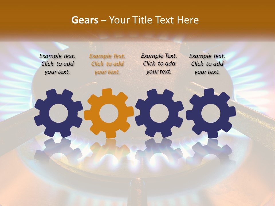 Burner Macro Cook PowerPoint Template