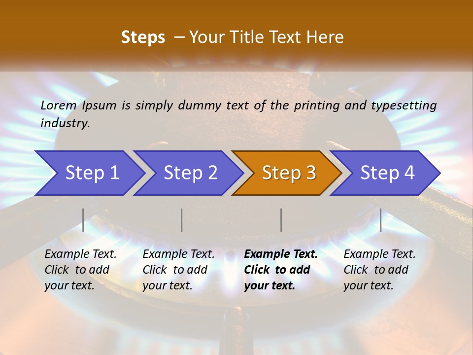 Burner Macro Cook PowerPoint Template