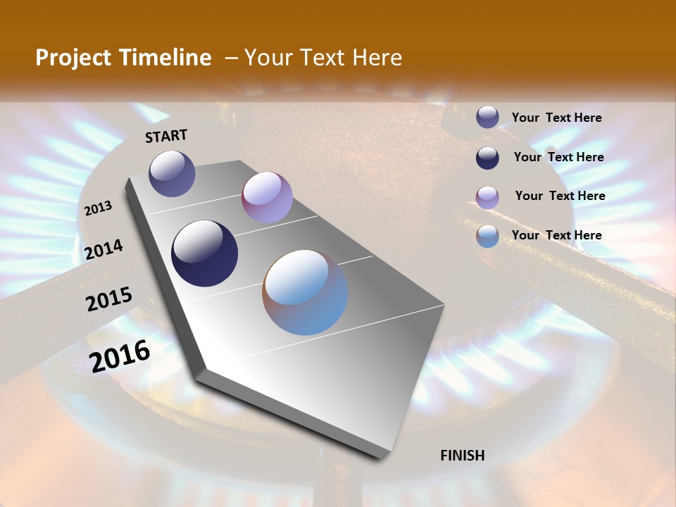 Burner Macro Cook PowerPoint Template